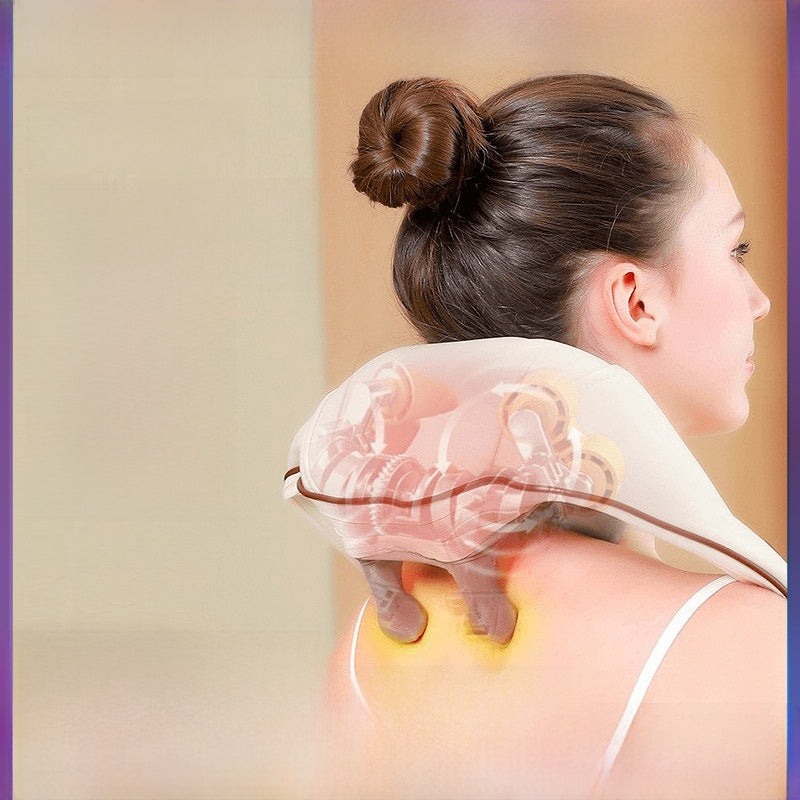 Trapezius muscle cervical spine massager